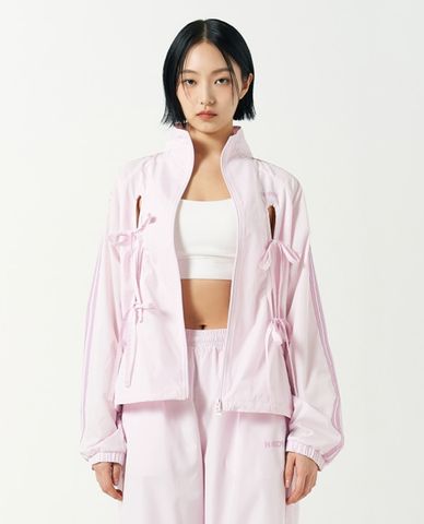  NERDY - Áo khoác gió nữ tay dài phối nơ Ribbon Tie 