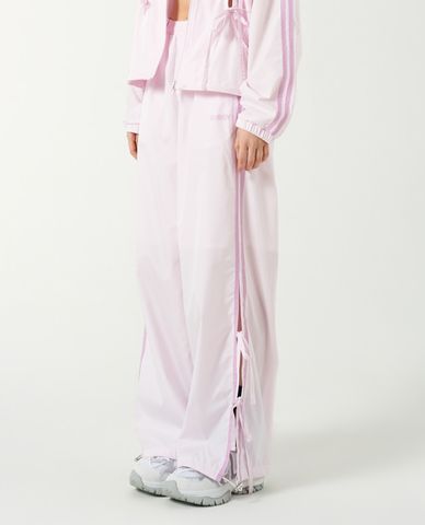  NERDY - Quần dài nữ ống rộng lưng thun phối nơ Ribbon Tie Woven 