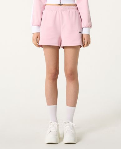  NERDY - Quần short nữ ống rộng lưng thun Block Track 