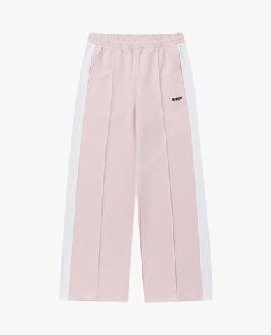  NERDY - Quần dài nữ ống rộng lưng thun Color Block Track 