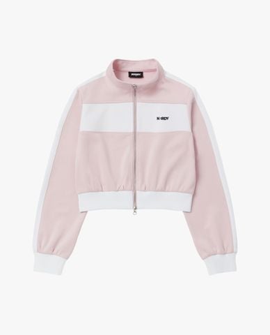 NERDY - Áo khoác thể thao nữ cổ trụ tay dài Color Block Track 