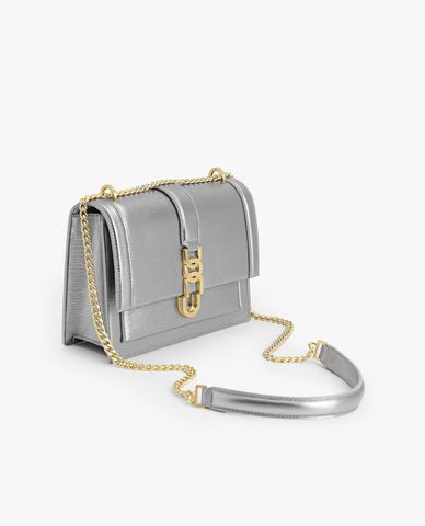  PEDRO - Túi đeo vai nữ phom chữ nhật nắp gập Solana Metallic 