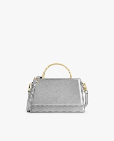  PEDRO - Túi đeo vai nữ hình thang Metallic Chain Embellished 