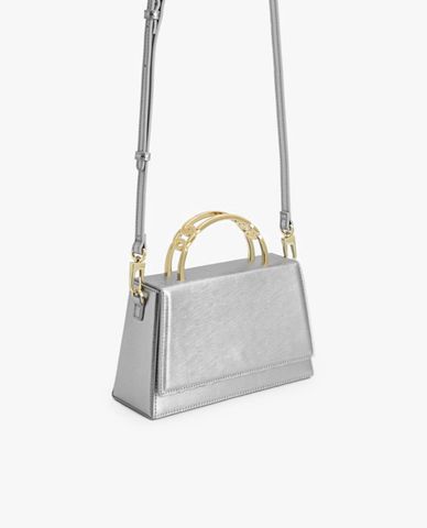  PEDRO - Túi đeo vai nữ hình thang Metallic Chain Embellished 