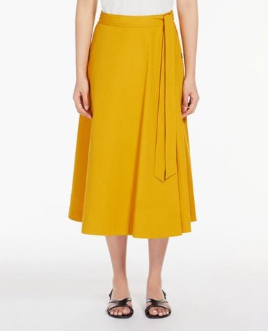  WEEKEND MAX MARA - Chân váy xếp li midi phối thắt lưng Gavin 