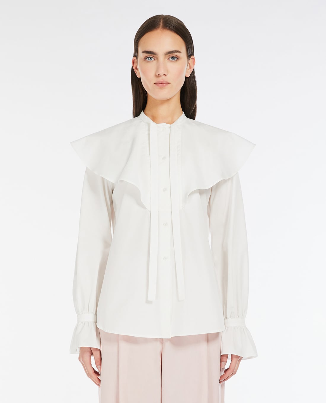 WEEKEND MAX MARA - Áo kiểu nữ tay dài xếp nếp Arsenio