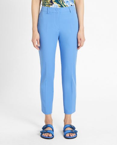  WEEKEND MAX MARA - Quần nữ ống đứng Cotton gabardin 