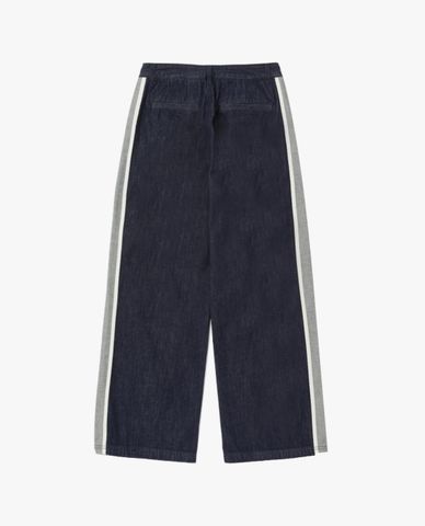  NERDY - Quần jeans unisex ống rộng Side Line 