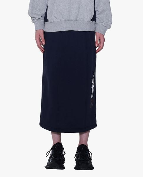  NERDY - Chân váy chữ A midi lưng thun Color Block 