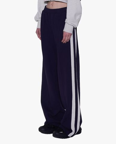  NERDY - Quần dài nữ ống rộng lưng thun Bold NY 