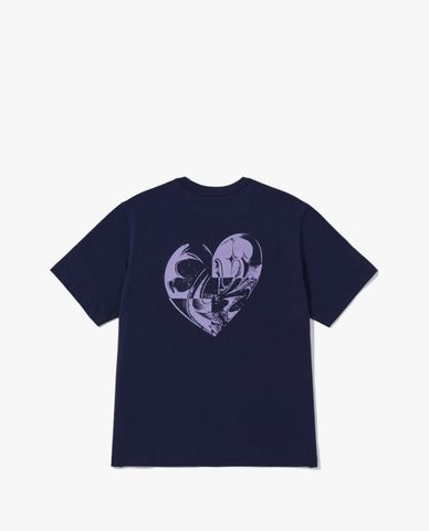  NERDY - Áo thun unisex cổ tròn tay ngắn Heart Mosaic 