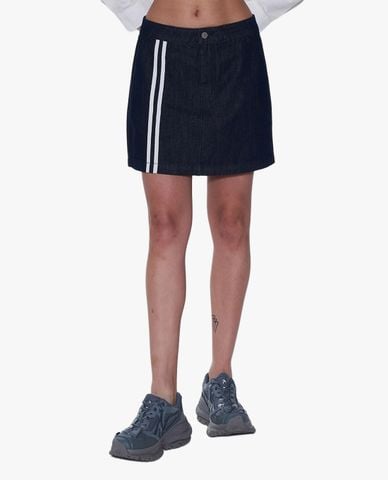  NERDY - Chân váy denim mini phom chữ A thời trang 