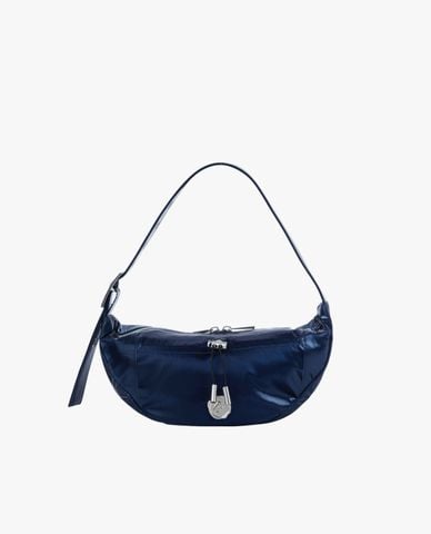  NERDY - Túi đeo vai nữ hình bán nguyệt Stamp Shirring Hobo 