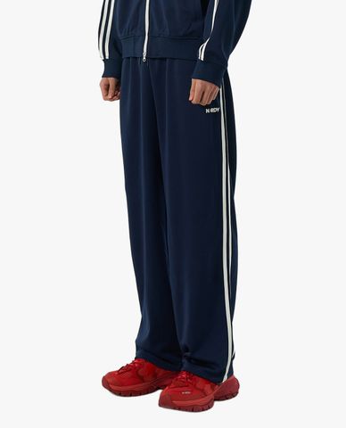  NERDY - Quần dài unisex ống rộng lưng thun NY Minimal Track 