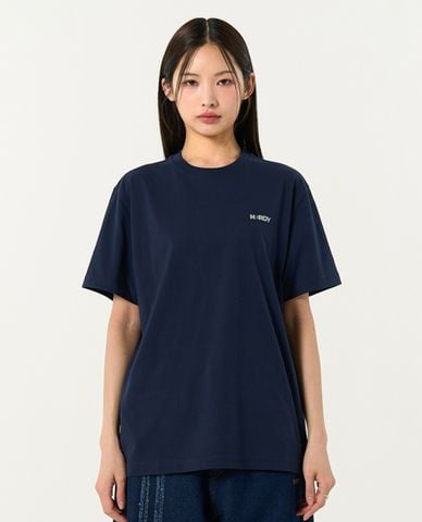  NERDY - Áo thun unisex cổ tròn tay ngắn Blank Bold Logo 