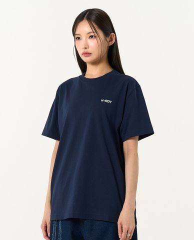  NERDY - Áo thun unisex cổ tròn tay ngắn Blank Bold Logo 