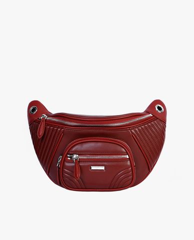  PEDRO - Túi bao tử phối charms Chain Strap Tweed 