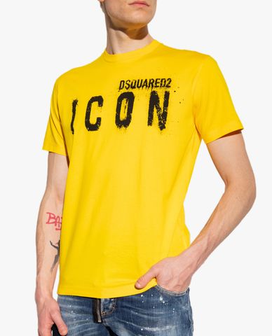  DSQUARED2 - Áo thun nam ngắn tay cổ tròn Icon 