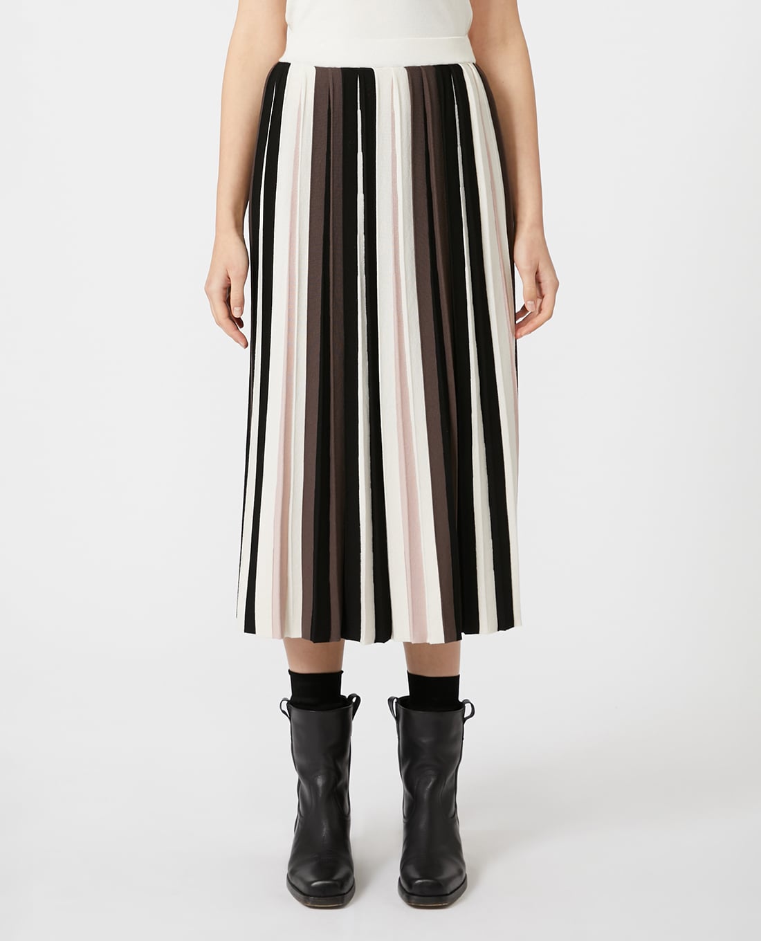 WEEKEND MAX MARA - Chân váy xếp li midi Pleiadi