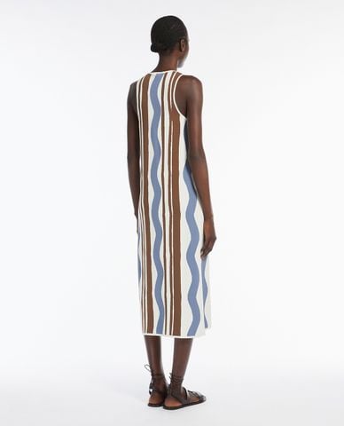  WEEKEND MAX MARA - Đầm sát nách midi phom suông Lacca 