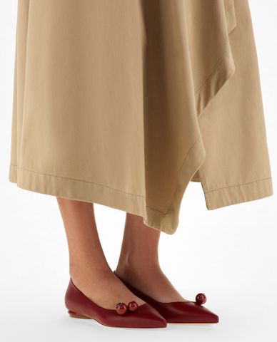  WEEKEND MAX MARA - Giày búp bê nữ đế thấp mũi nhọn sang trọng 