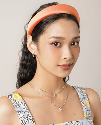  CECI - Băng đô cài tóc nữ bọc vải cổ điển 