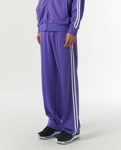  NERDY - Quần dài unisex ống rộng lưng thun Embroidered Logo NY Track 