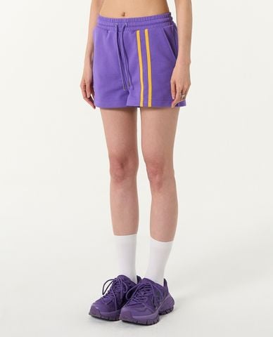  NERDY - Quần shorts ngắn nữ lưng thun Vertical Line 