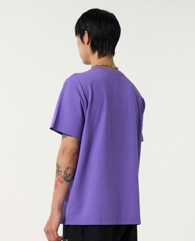  NERDY - Áo thun unisex cổ tròn tay ngắn Blank Big Logo 