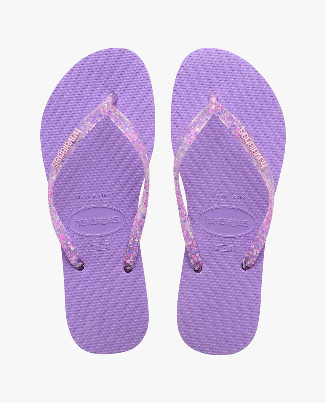 HAVAIANAS - Dép kẹp nữ Slim Logo Metallic
