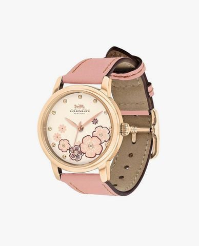  COACH - Đồng hồ nữ mặt tròn Grand 14503009 