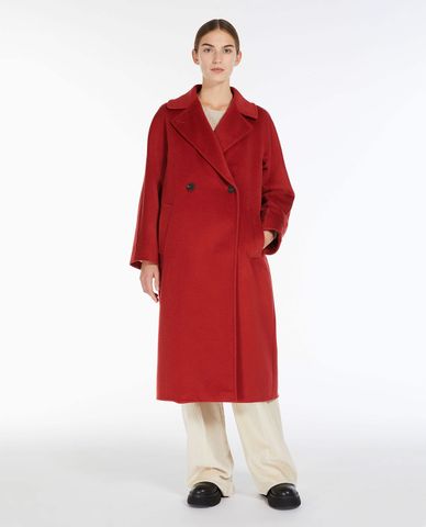  WEEKEND MAX MARA - Áo khoác măng tô dáng dài phối thắt lưng Resina 