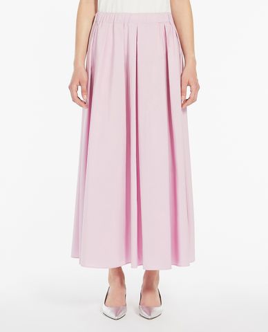  WEEKEND MAX MARA - Chân váy xếp li lưng cao midi thanh lịch Curvato 