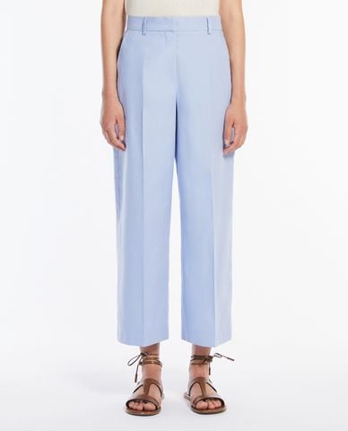  WEEKEND MAX MARA - Quần nữ ống đứng xếp li Zircone 