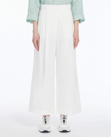  WEEKEND MAX MARA - Quần nữ ống rộng xếp li thời trang Agamia 