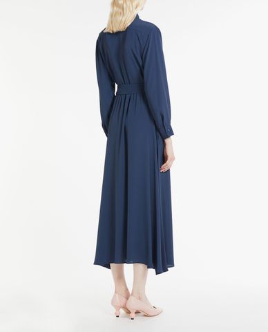  WEEKEND MAX MARA - Đầm sơ mi midi tay dài thắt eo Mida 