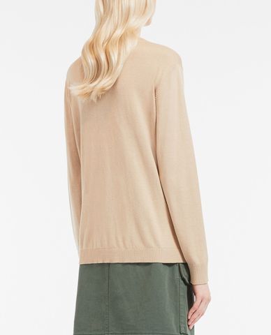  WEEKEND MAX MARA - Áo dệt kim nữ cổ tròn tay dài Slam 