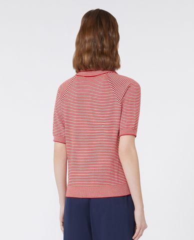  WEEKEND MAX MARA - Áo polo nữ cổ bẻ tay ngắn Junior 