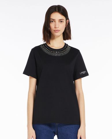  WEEKEND MAX MARA - Áo thun nữ tay ngắn cổ tròn Talento 