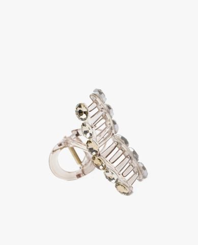  CECI - Kẹp tóc càng cua bản nhỏ đính đá thời trang 