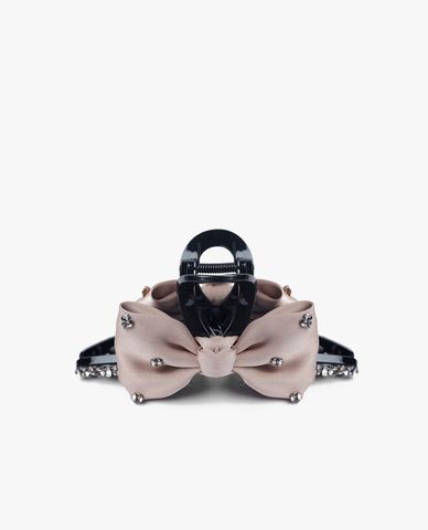  CECI - Kẹp tóc thắt nơ đính đá quý phái 