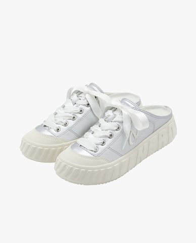  NERDY - Giày mules nữ đế bệt thắt dây Ballerina 