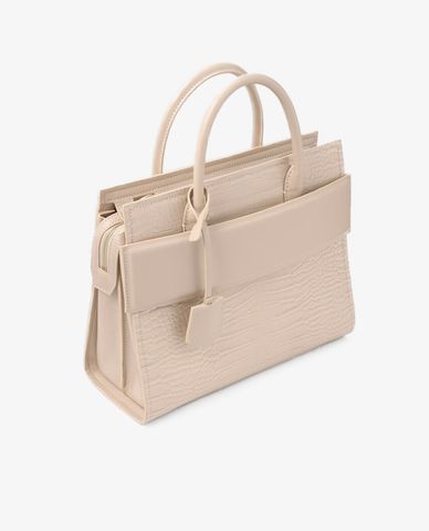  PEDRO - Túi xách tay Croc Effect 