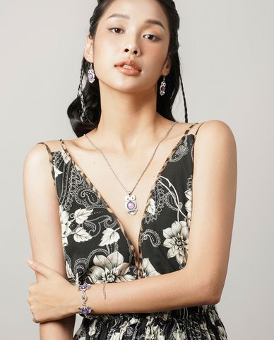  CECI - Bộ 3 món trang sức nữ kim loại thiết kế độc đáo 