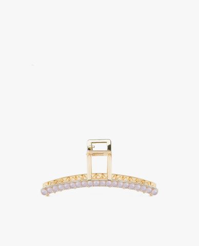  CECI - Kẹp tóc nữ càng cua dài đính hạt sang trọng 