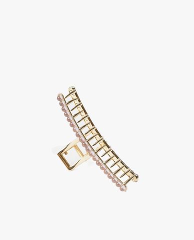  CECI - Kẹp tóc nữ càng cua dài đính hạt sang trọng 