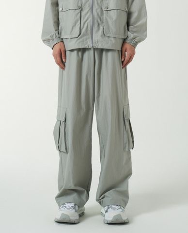  NERDY - Quần dài unisex ống rộng lưng thun Out Pocket Basic 