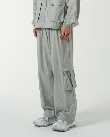  NERDY - Quần dài unisex ống rộng lưng thun Out Pocket Basic 