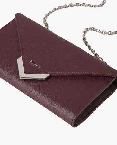  PEDRO - Ví nữ nắp gập phối dây Chevron Chain Strap 