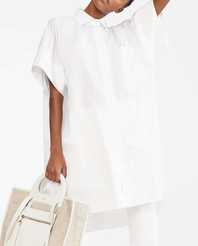  Max Mara - Đầm mini tay ngắn phom áo sơ mi thời trang 